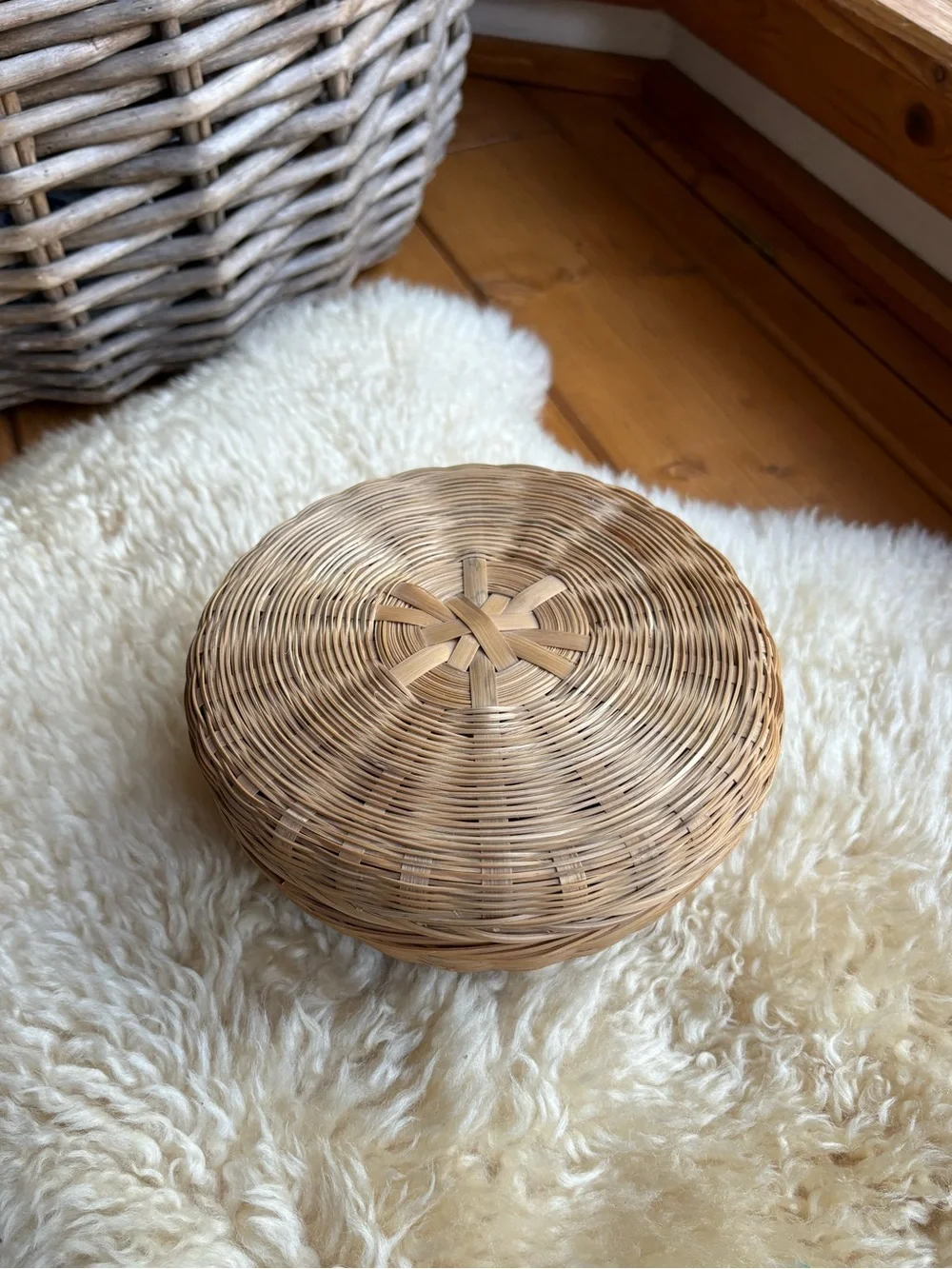 Vintage Japanese Sewing Basket